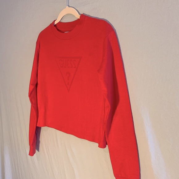 GUESS MID CROP SWEATER - Picture 1 of 6